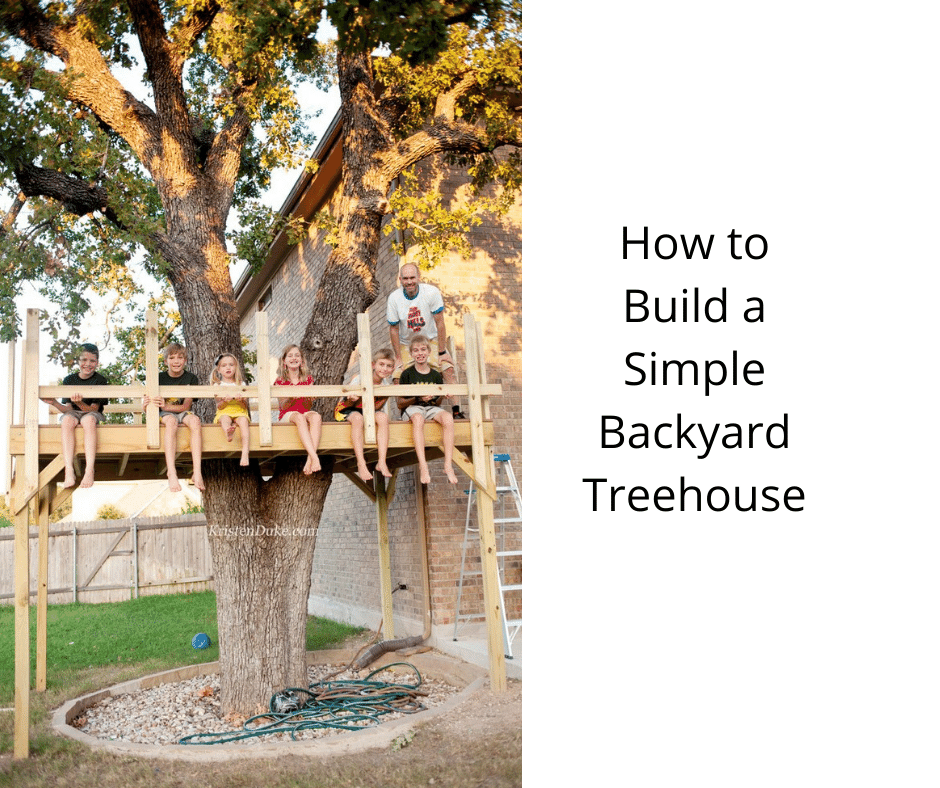 How to Build a Simple Backyard Treehouse