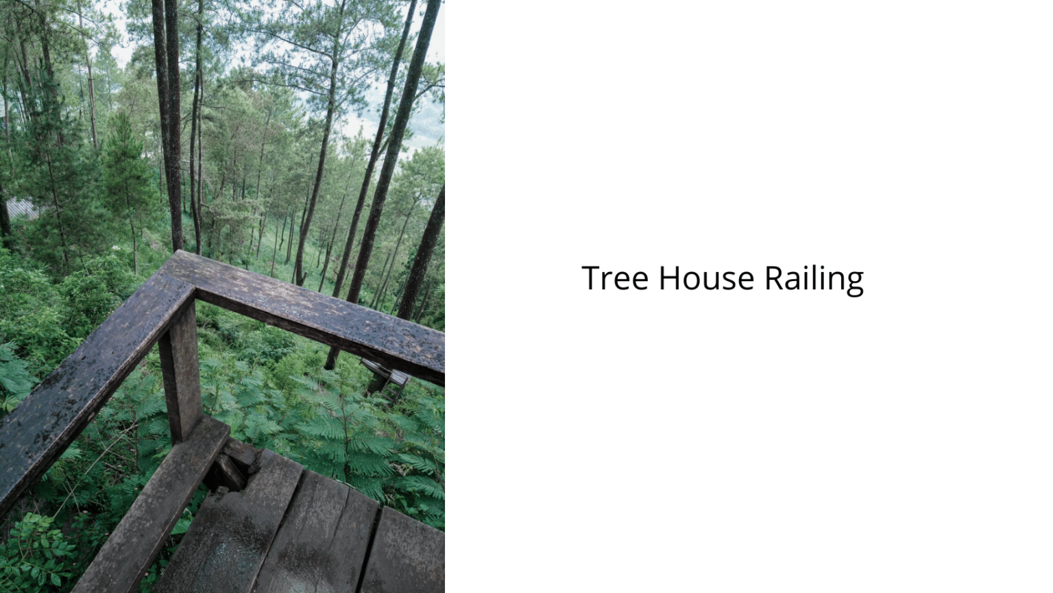 Installing a Tree House Railing Tiny House 43