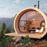 Modern-Mountain-Tiny-House-With-Round-Window-By-Berghaus