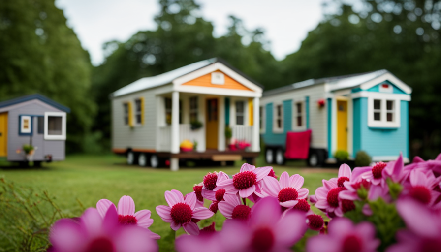 An image capturing the vibrant Dictate Who Tiny House Community