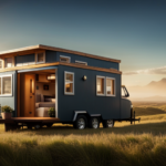 An image of a stunning, handcrafted tiny house on wheels parked amidst breathtaking natural scenery, showcasing innovative designs and creative space utilization to demonstrate the limitless possibilities of maximizing size in a compact dwelling