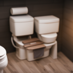 An image showcasing the inner workings of a tiny house toilet system