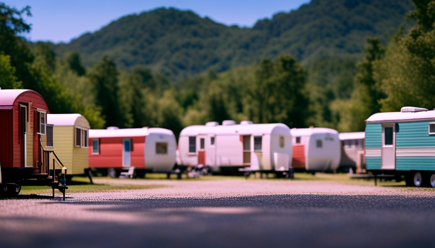 the transformation of a humble trailer park into a vibrant village of charming tiny houses