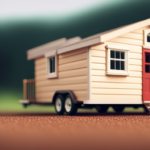 An image showcasing the exact dimensions of a 20ft tiny house, including its hitch