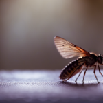 An image capturing the essence of the tiny moths infiltrating your house: delicate wings adorned in earthy tones, fluttering gracefully around a dimly lit room, casting eerie shadows against the walls
