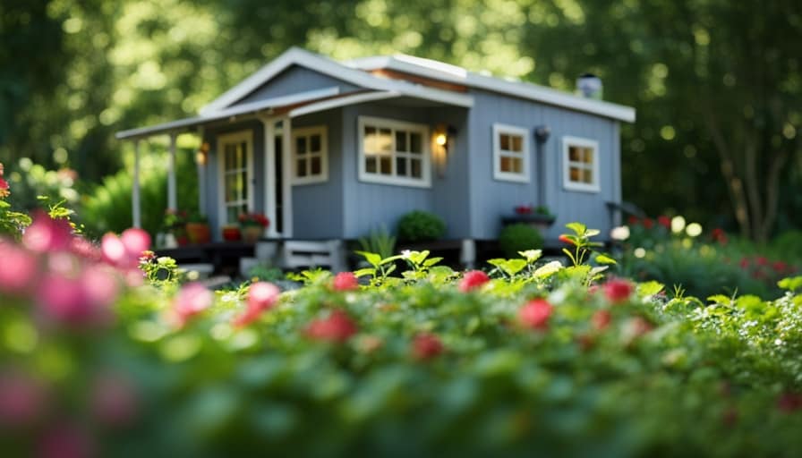 tiny home with garage