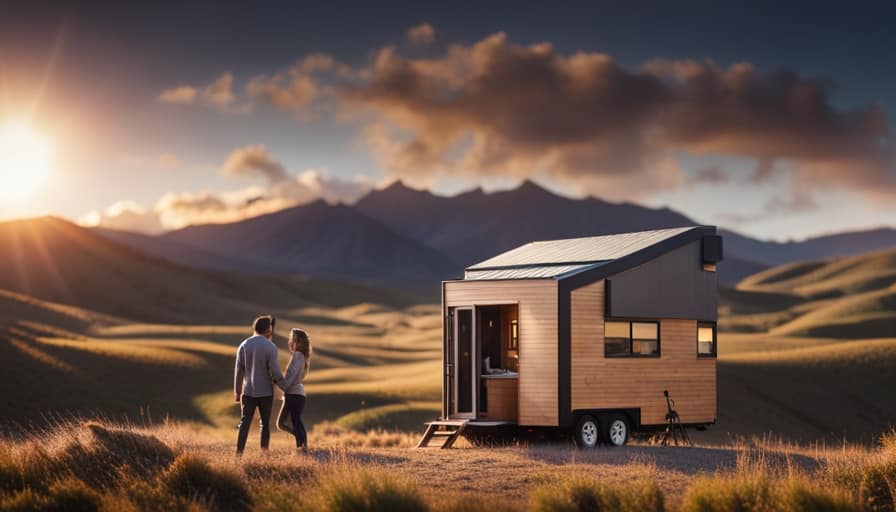 tiny home with garage