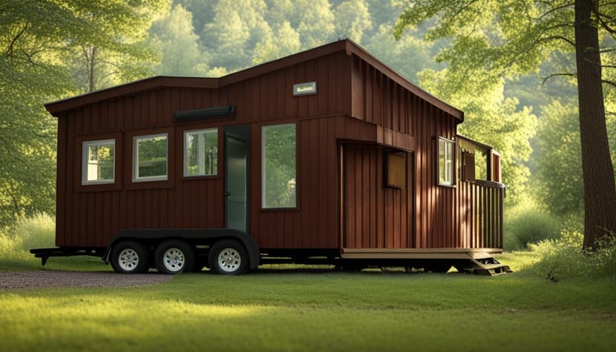 tiny home with garage