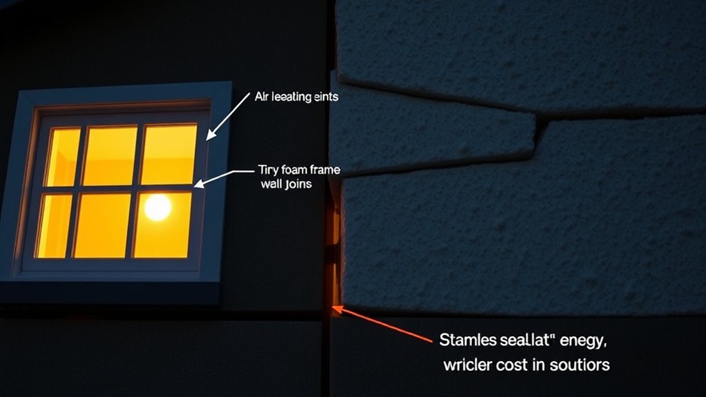 air leaks cause significant energy loss