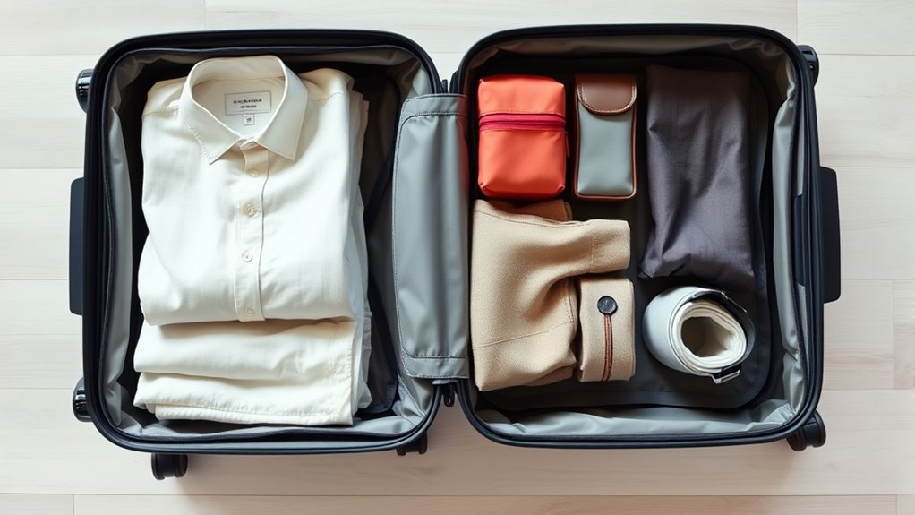 compact two week travel pack