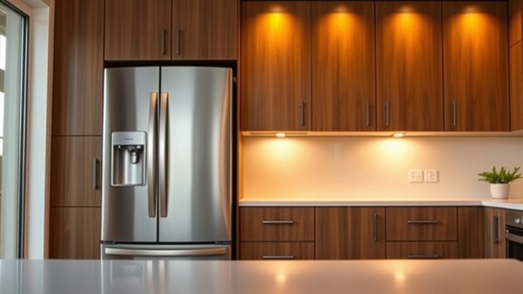 counter depth refrigerator dimensions