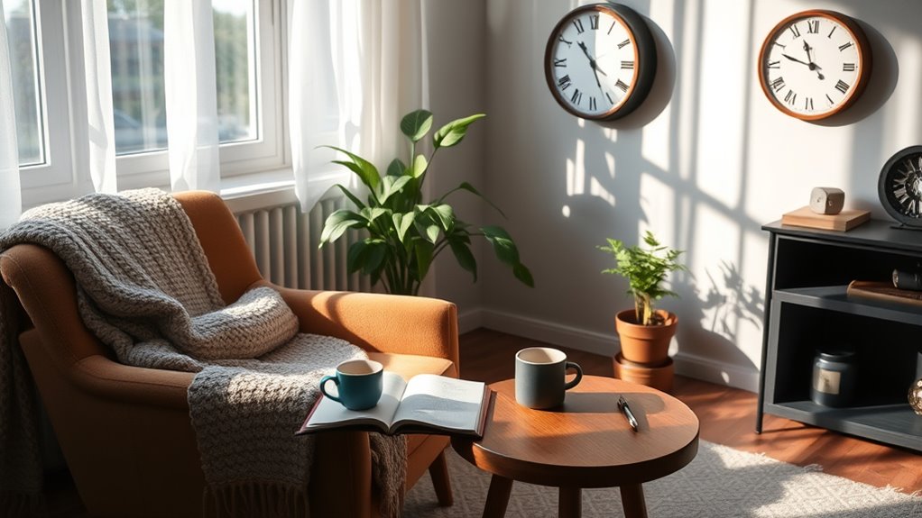 create calm distraction free zones