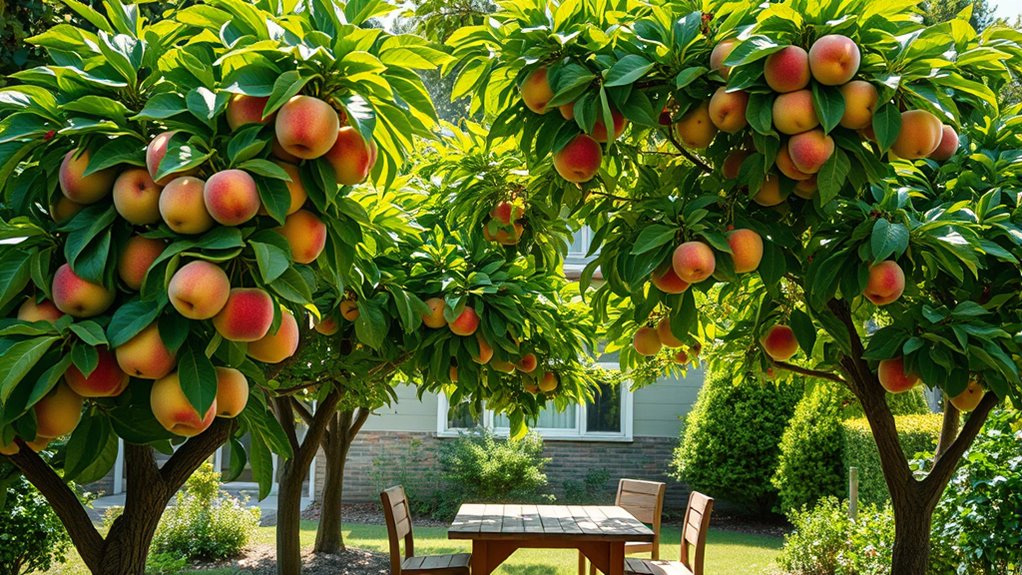 edible landscaping with fruit