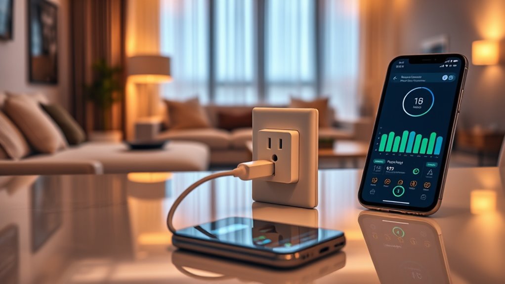 energy efficient smart plug control