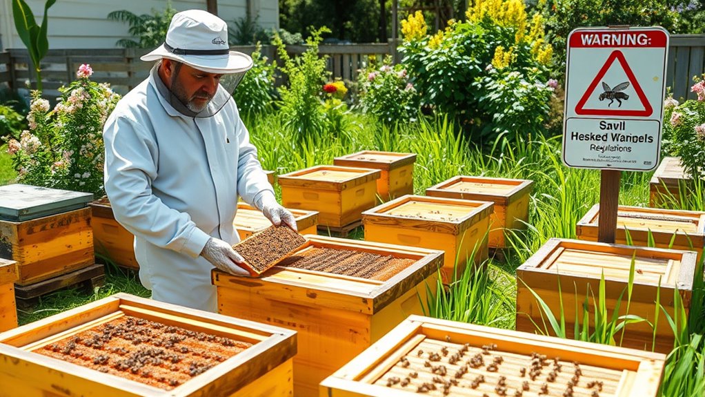follow local beekeeping laws