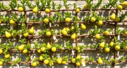fruit yield per linear foot