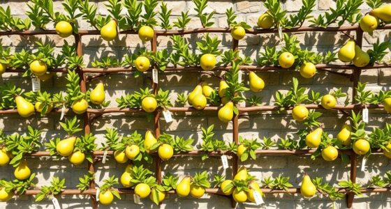 fruit yield per linear foot