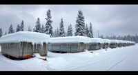 heavy snow trailer foundations