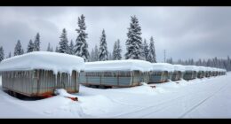 heavy snow trailer foundations