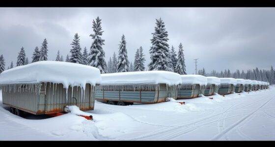 heavy snow trailer foundations