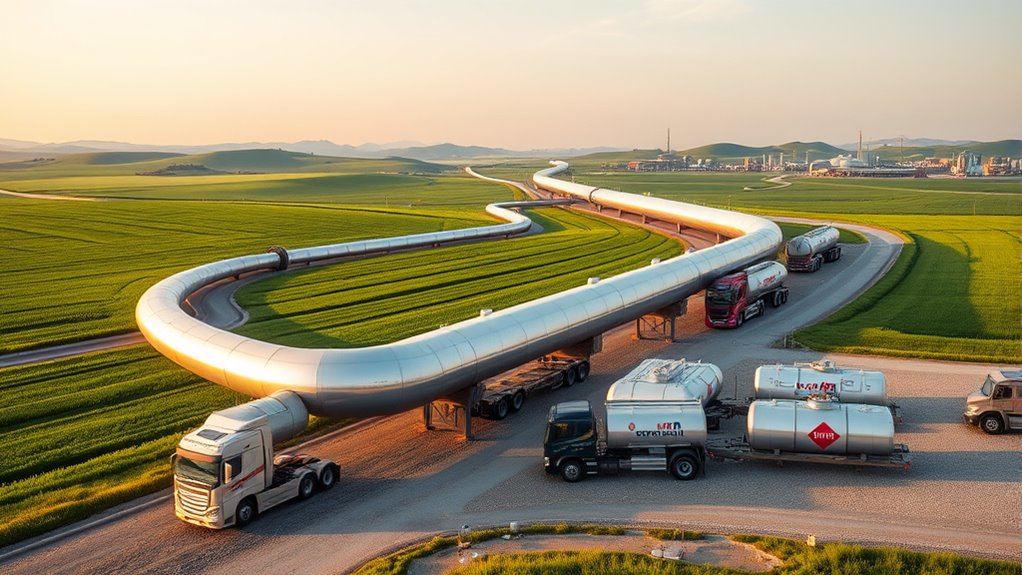 hydrogen transport infrastructure comparison