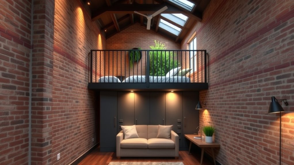 innovative small space loft designs