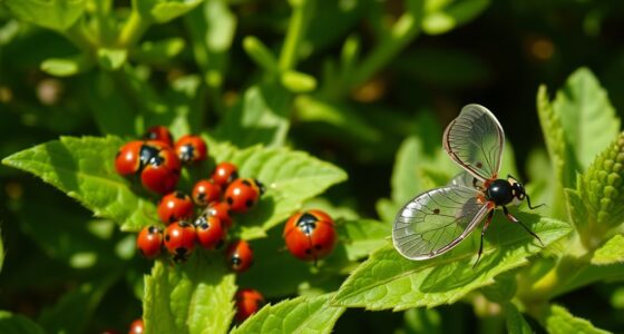 invite predatory insects naturally