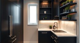 maximize small kitchen elegance