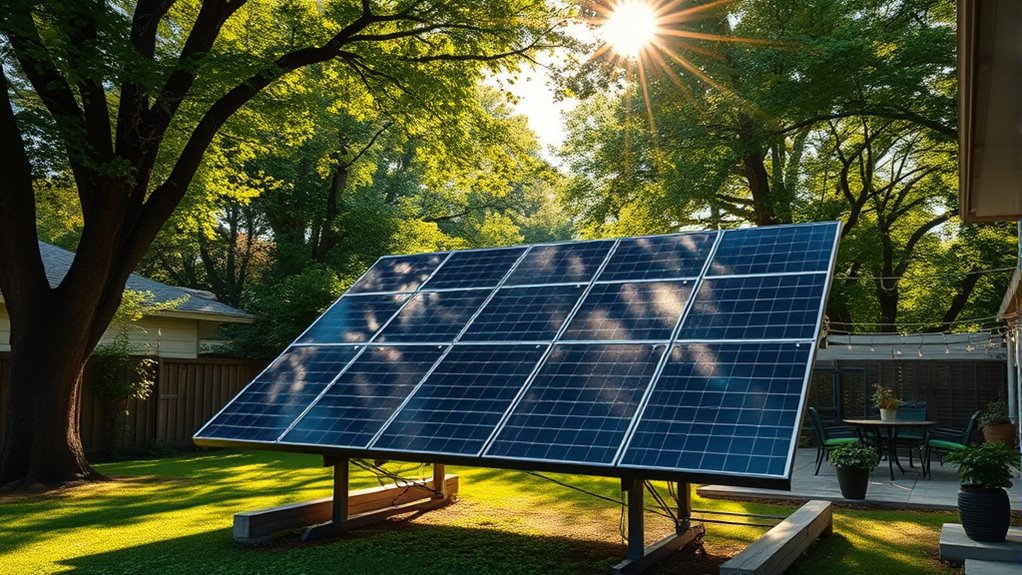 maximize solar in shaded yards