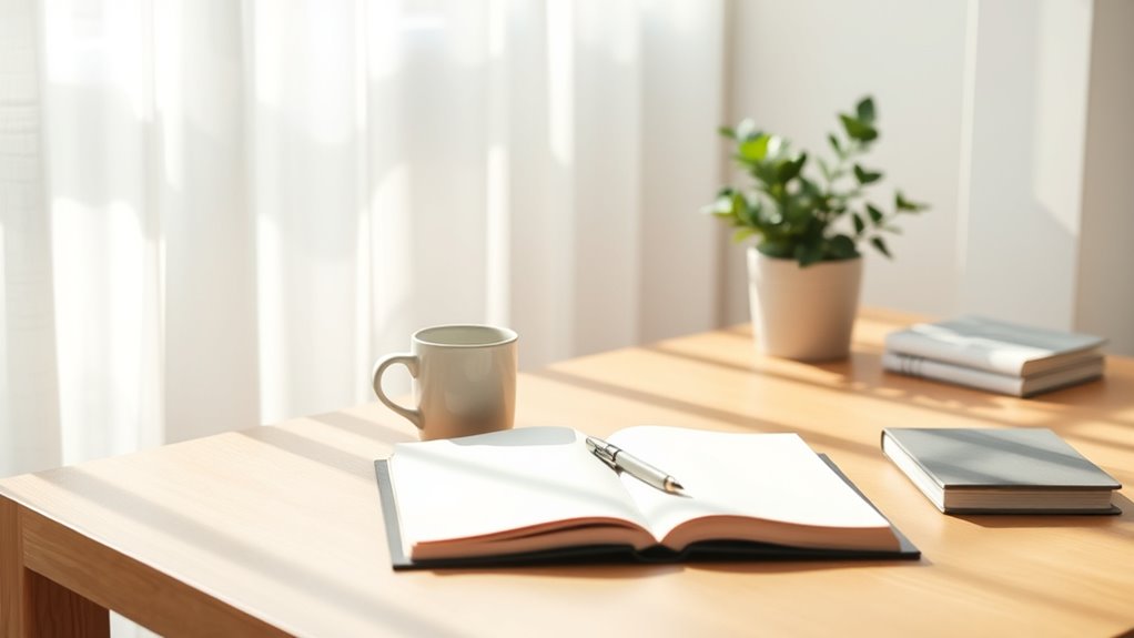 mindful decluttering and consumption