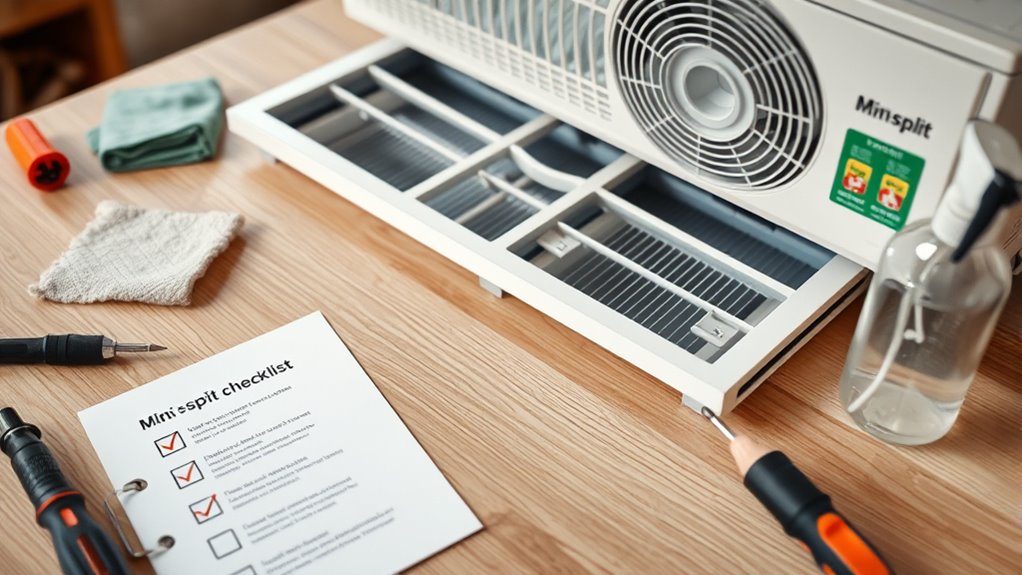 mini split maintenance tips