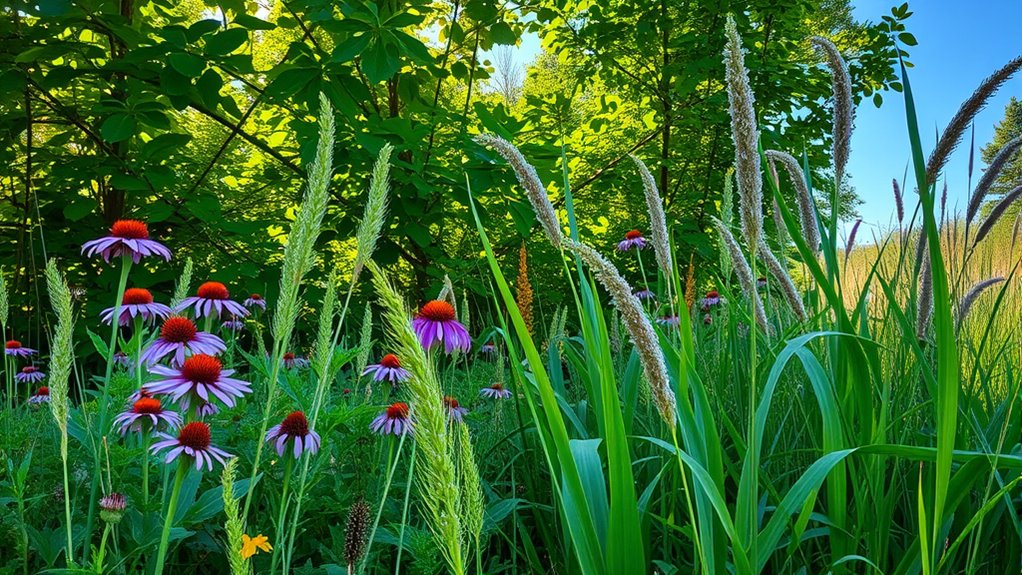 native plants suppress weeds