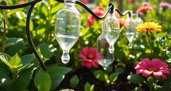 recycled bottle drip system