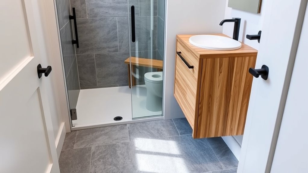 slip resistant durable bathroom flooring