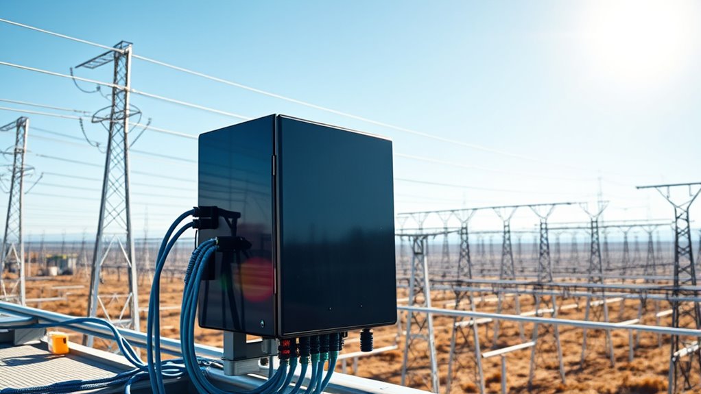 solar inverter grid communication