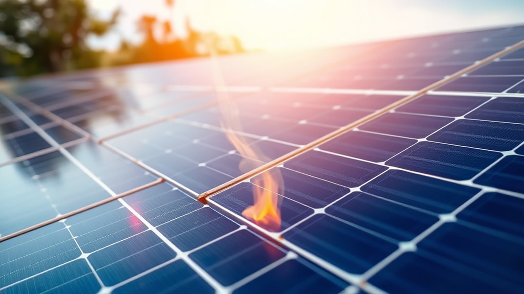 solar safety and fire prevention