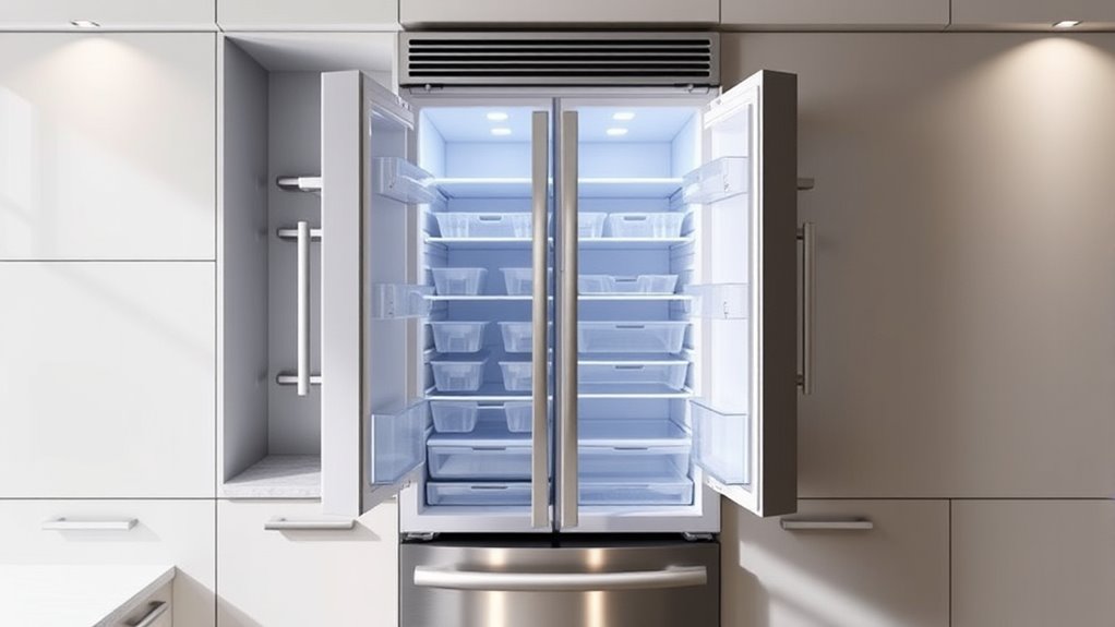 space saving customizable refrigerator designs