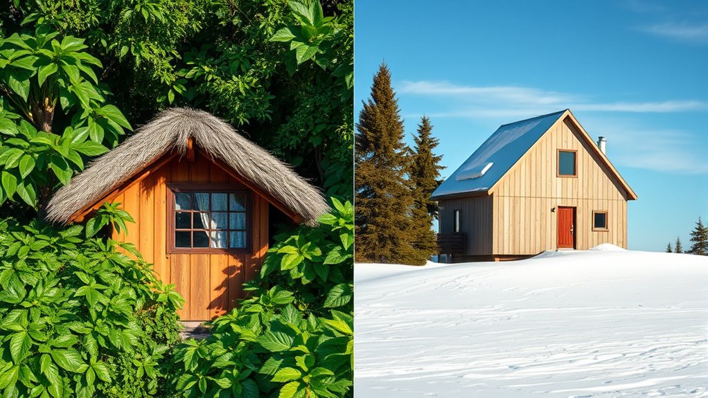tropical versus tundra housing