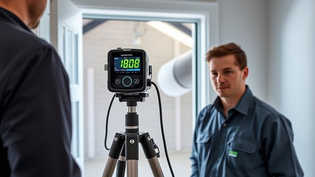 understanding blower door test results