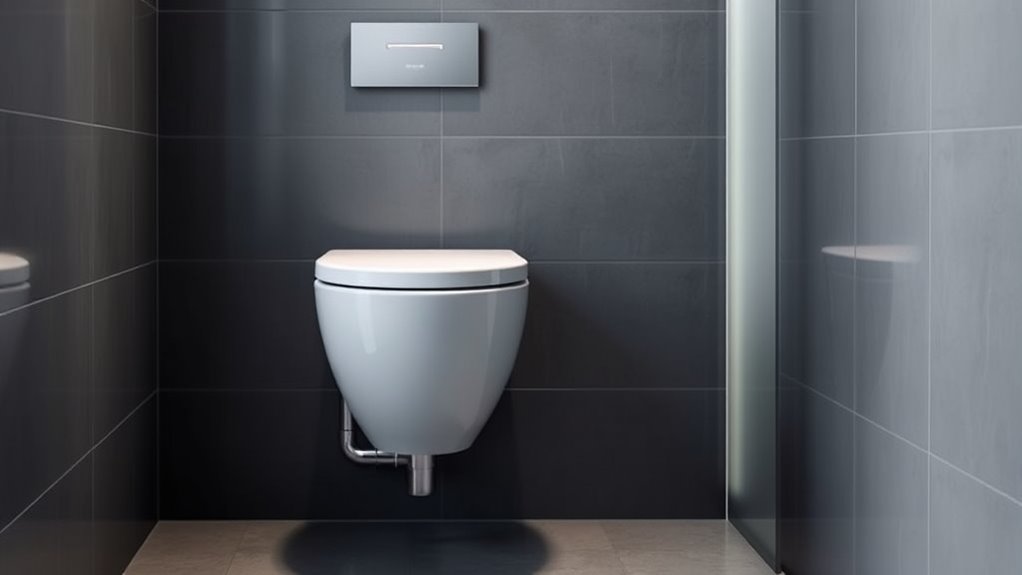 wall mounted toilets compact yet challenging