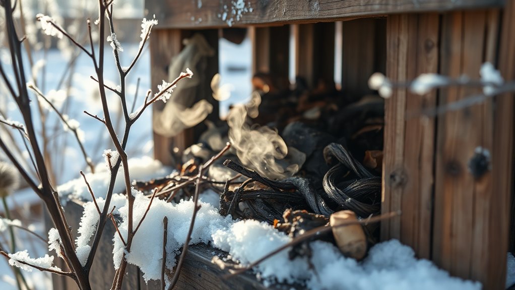 winter composting requires insulation