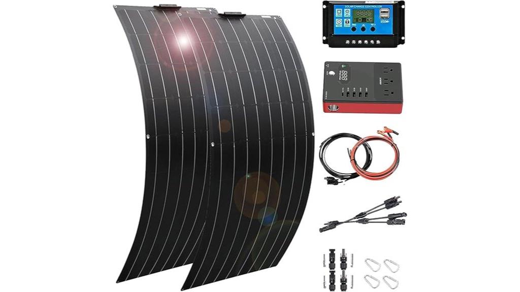 1200w solar panel set