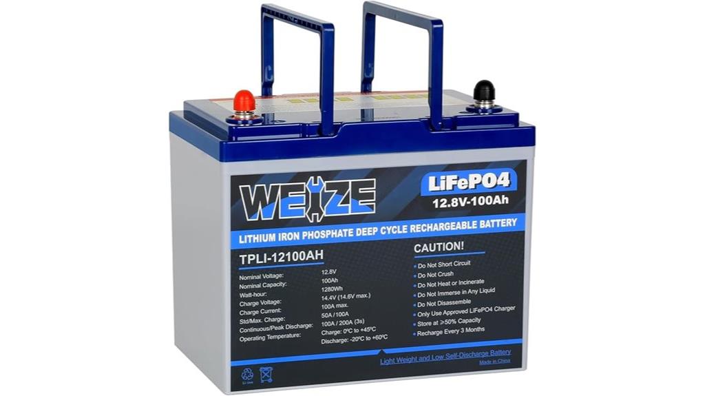 12v 100ah lifepo4 battery