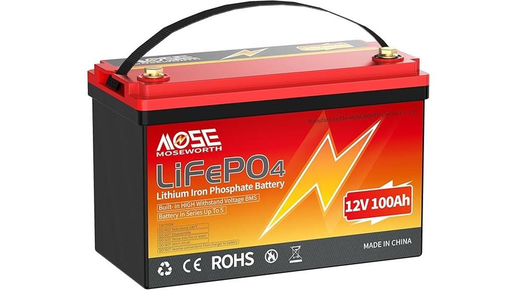 12v 100ah lithium battery
