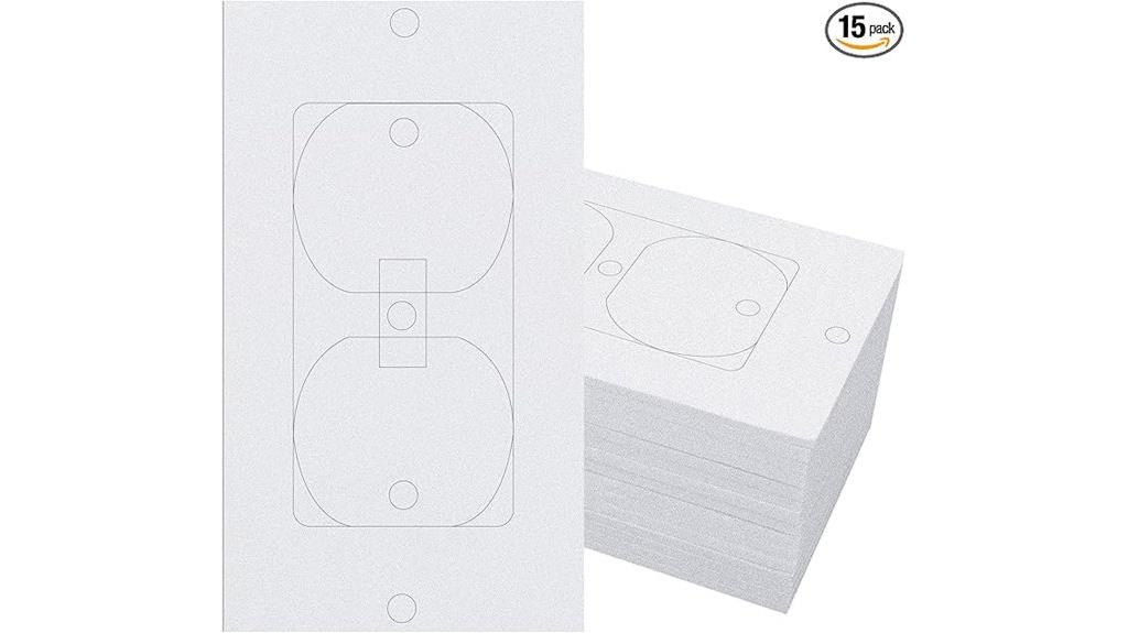 15 piece outlet draft sealers