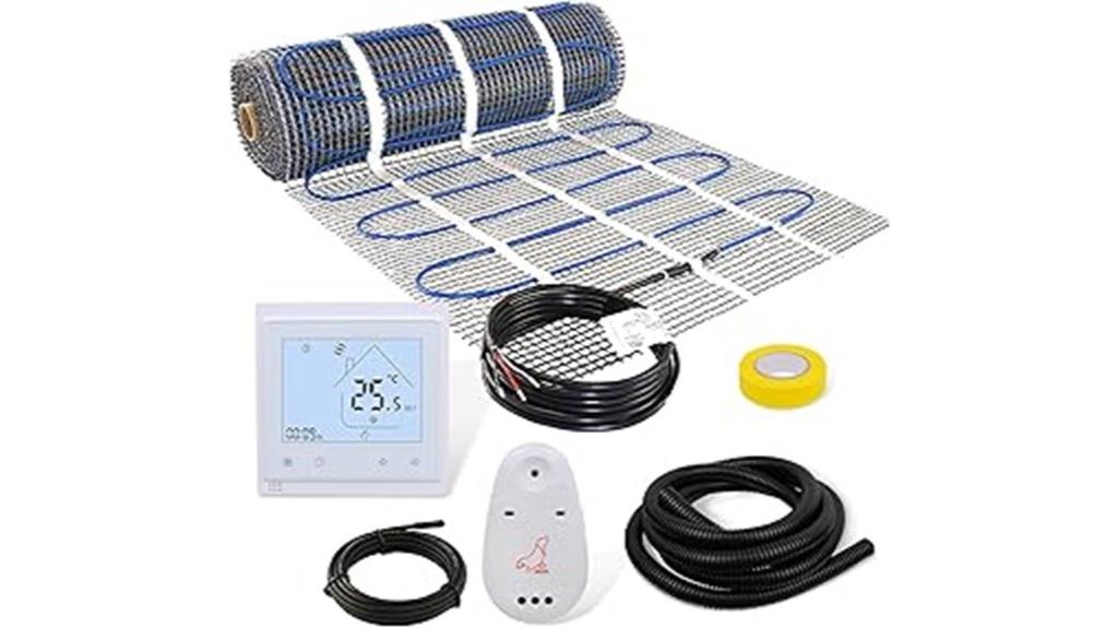 15 sqft radiant heating kit