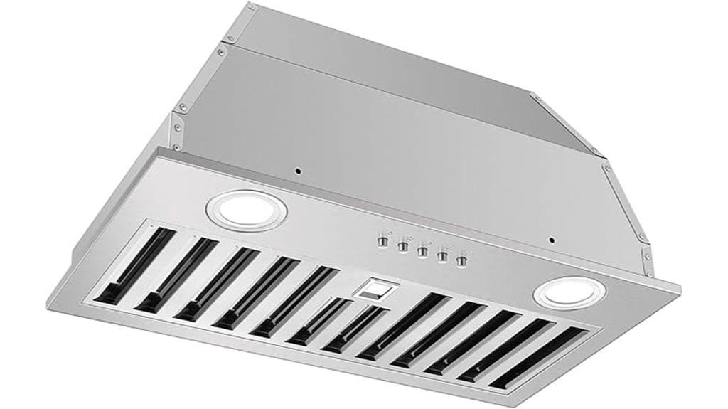 20 inch stainless steel hood