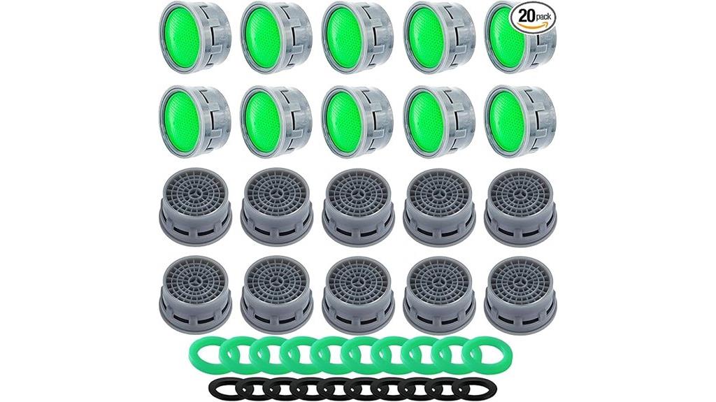 20 piece faucet aerator set