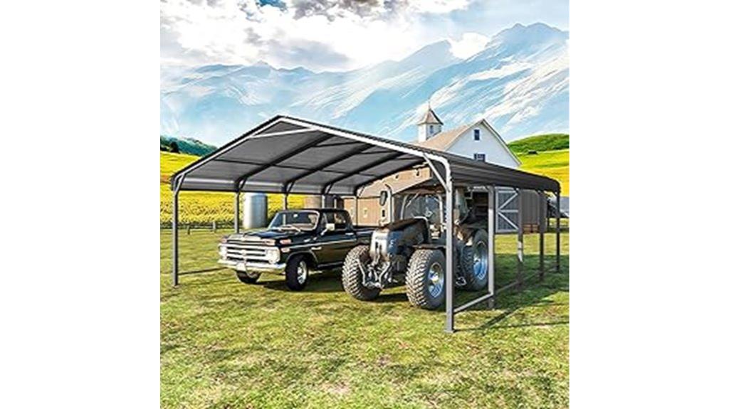 20x20 metal carport upgrade