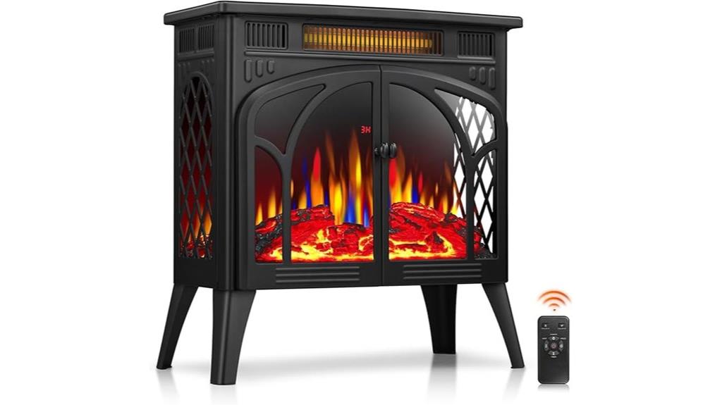 24 inch electric fireplace